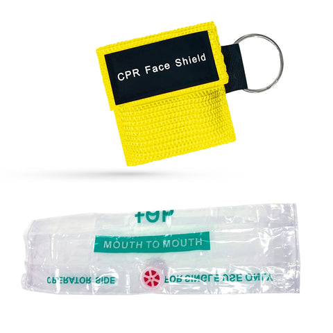 Keychain CPR Face Shield Mask with One - Way Valve - ASA TECHMED