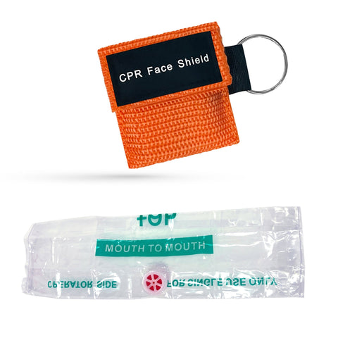 Keychain CPR Face Shield Mask with One - Way Valve - ASA TECHMED