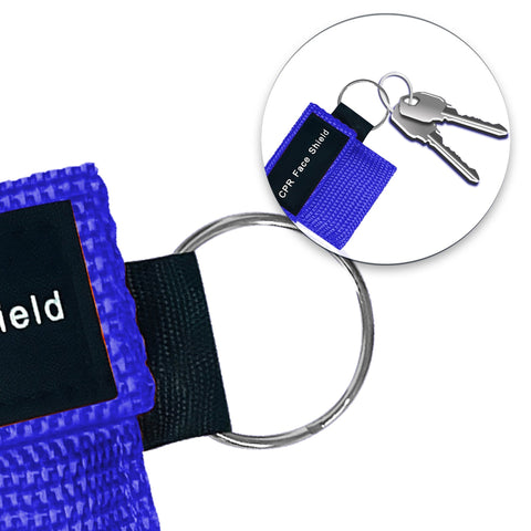 Keychain CPR Face Shield Mask with One - Way Valve - ASA TECHMED