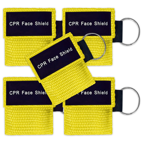 Keychain CPR Face Shield Mask with One - Way Valve - ASA TECHMED