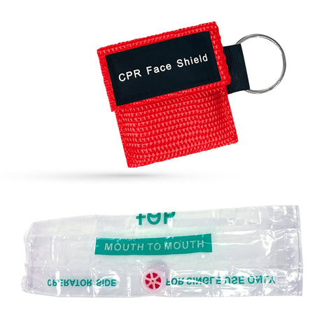 Keychain CPR Face Shield Mask with One - Way Valve - ASA TECHMED