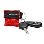 Keychain CPR Masks with One - Way Valve (100 - Pack) - Assorted Colors - ASA TECHMED