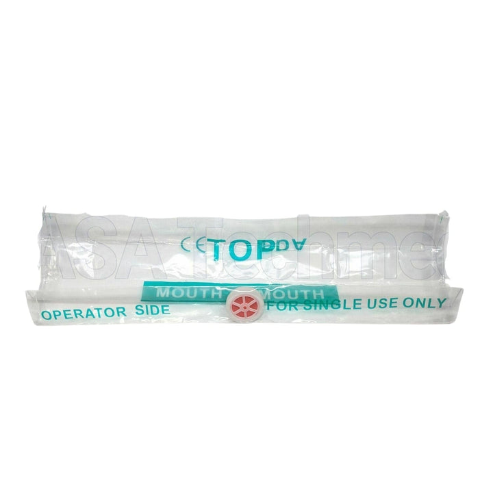 Keychain CPR Masks with One - Way Valve 5 - Pack - Assorted Colors - ASA TECHMED