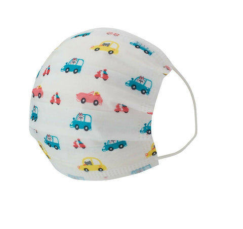 Kids Disposable Face Mouth Mask 3 - Ply with Ear Loop 50 - Pack Children's Mask - ASA TECHMED