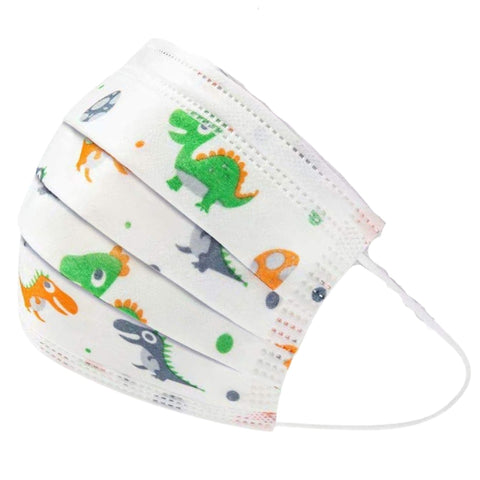 Kids Disposable Face Mouth Mask 3 - Ply with Ear Loop 50 - Pack Children's Mask - ASA TECHMED