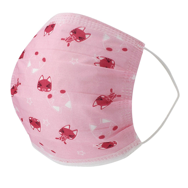Kids Disposable Face Mouth Mask 3 - Ply with Ear Loop 50 - Pack Children's Mask - ASA TECHMED