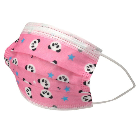 Kids Disposable Face Mouth Mask 3 - Ply with Ear Loop 50 - Pack Children's Mask - ASA TECHMED