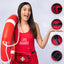 Lifeguard Fanny Pack – Water - Resistant Hip Pack for Beach, Pool & Emergency Rescue - ASA TECHMED