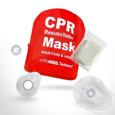 Lifeguard First Aid Kit - Includes Lifeguard Fanny Pack/ Hip Pack, CPR Kit and 72 - Piece First Aid Kit - ASA TECHMED