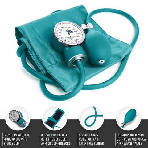 Lite Triage Kit with Thermometer, Stethoscope, BP Cuff & Oximeter - ASA TECHMED