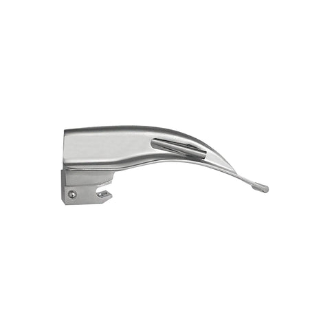 Macintosh Fiberoptic Laryngoscope Set - 4 Curved Blades & Handle - ASA TECHMED