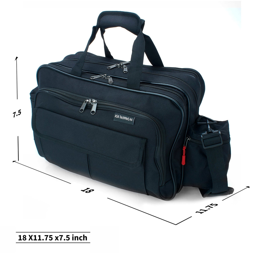 Medical Equipment Shoulder Bag - Multi - Pocket Nursing Tote - ASA TECHMED
