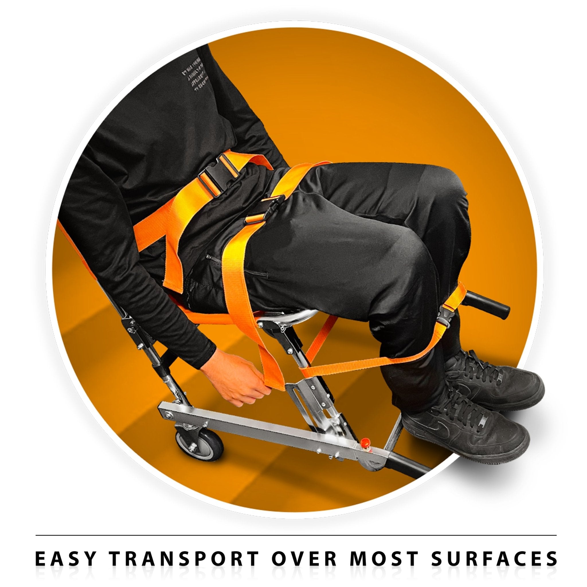 Medical Stair Stretcher Chair - Foldable Aluminum Transport(350lb Load) - ASA TECHMED