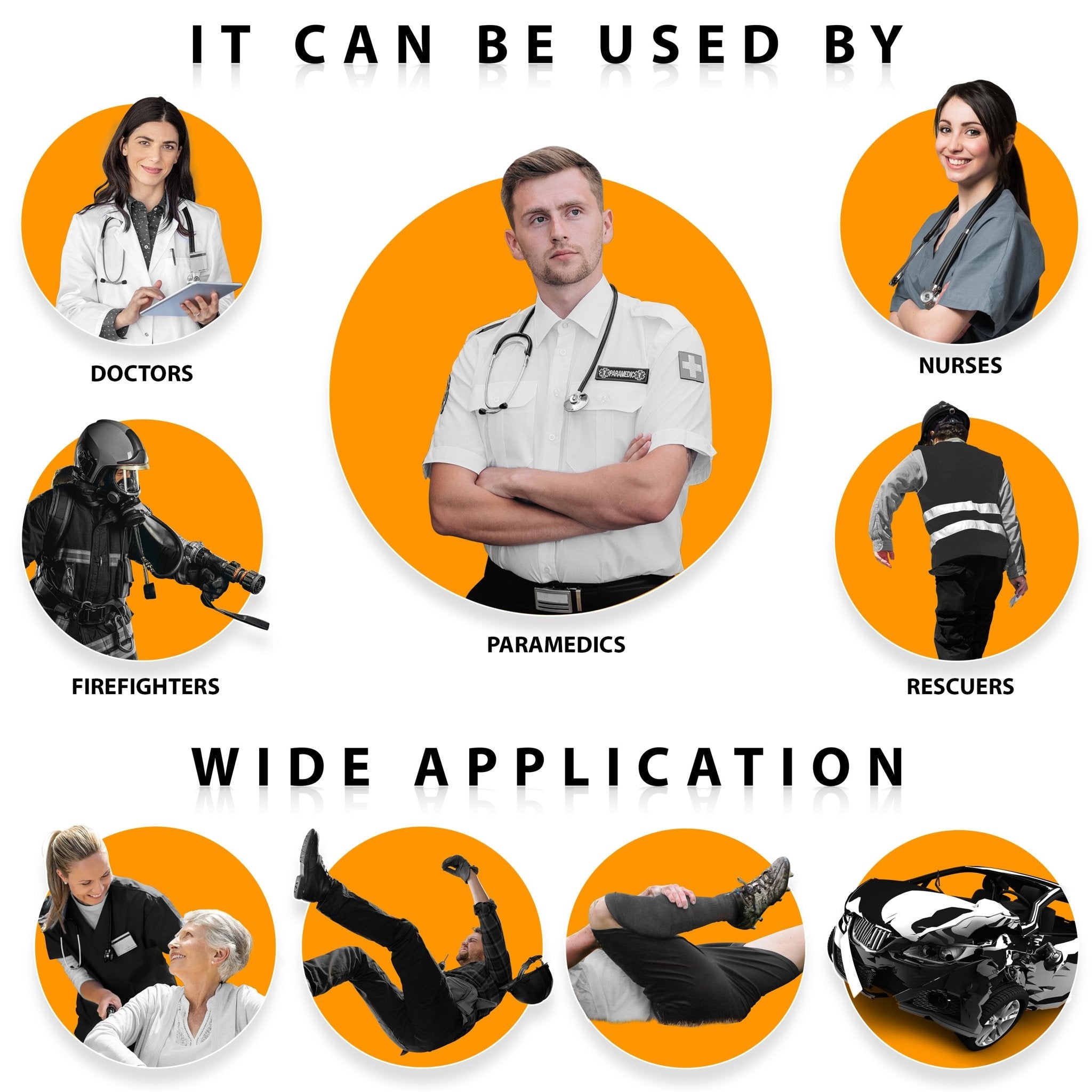 Medical Stair Stretcher Chair - Foldable Aluminum Transport(350lb Load) - ASA TECHMED