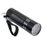Mini Aluminum UV Ultra Violet LED Flashlight (Black) - ASA TECHMED