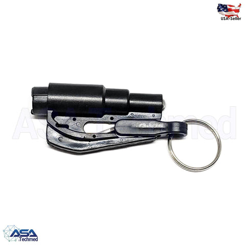 Mini Safety Hammer Seat Belt Cutter Car Window Breaking Emergency Escape Tool - ASA TECHMED