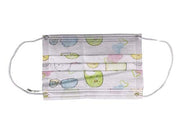 New Kids Disposable Face Mouth Mask 3 - Ply Ear Loop 50 PCS Childrens Mask (White) - ASA TECHMED