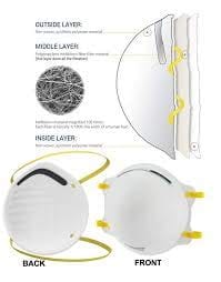 NIOSH Approved Foldable Style Masks (Box of 20) - ASA TECHMED