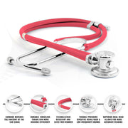 Nurse EMT Starter Pack Stethoscope, Blood Pressure Monitor and Trauma 7.5" EMT Shear - ASA TECHMED