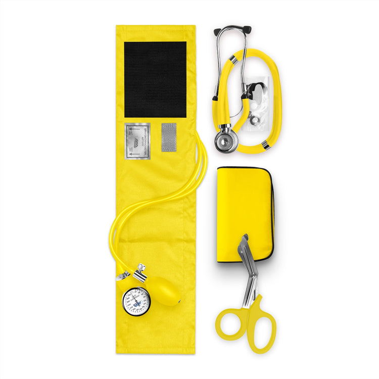 Nurse EMT Starter Pack - Stethoscope, Manual BP Cuff & Trauma Shears - ASA TECHMED