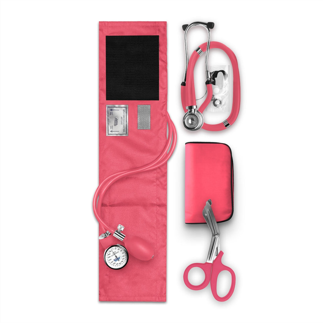 Nurse EMT Starter Pack - Stethoscope, Manual BP Cuff & Trauma Shears - ASA TECHMED