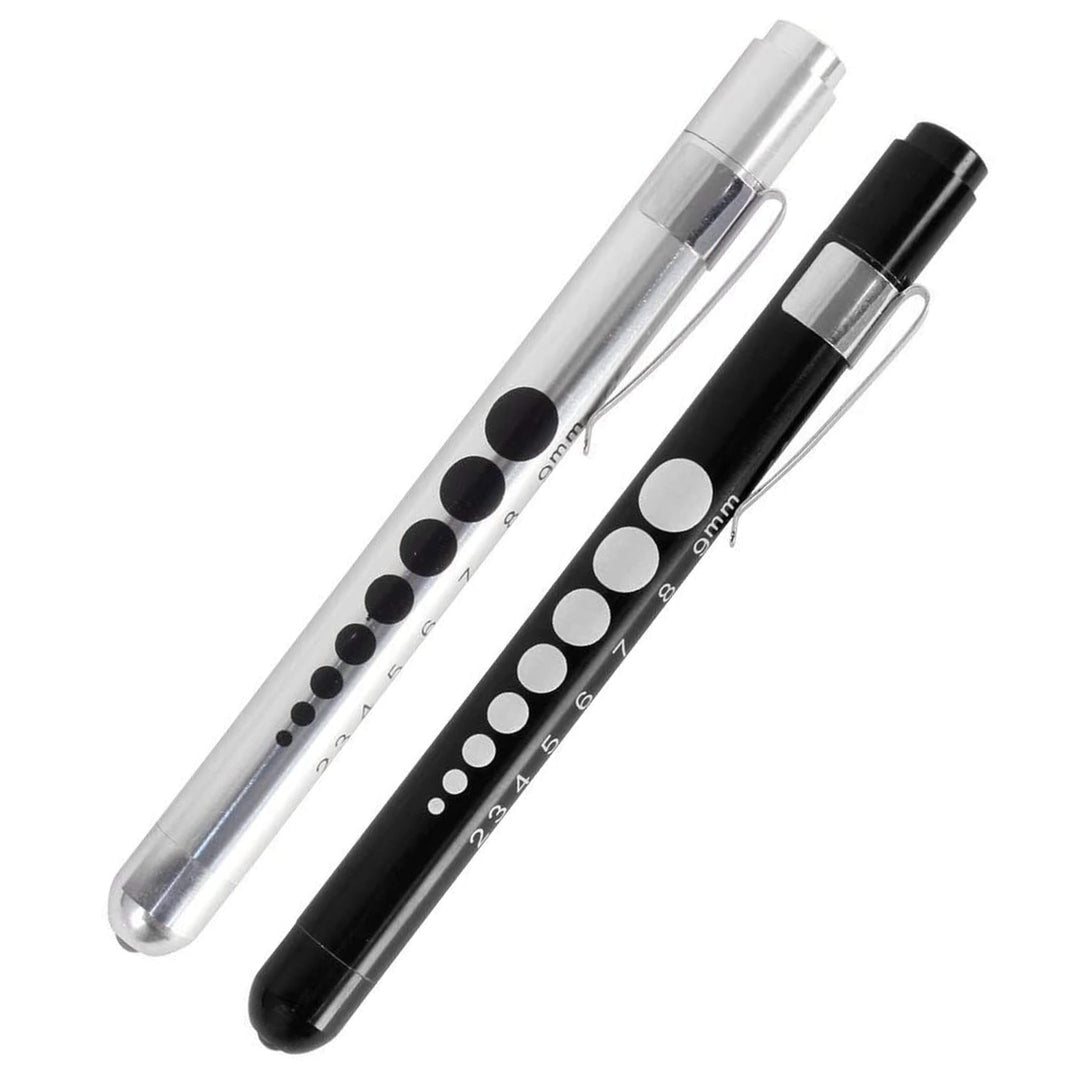 Nurse LED Medical Penlight 2 - Pack - Diagnostic Pupil Gauge Light - ASA TECHMED