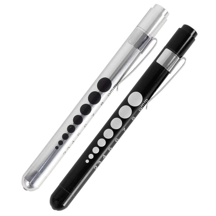 Nurse LED Medical Penlight 2 - Pack - Diagnostic Pupil Gauge Light - ASA TECHMED