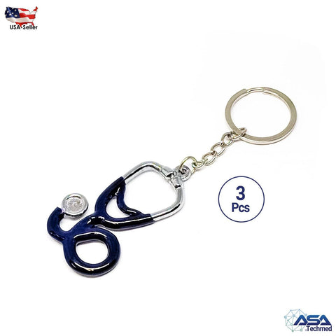 Nurse Medical Box Medical Key Chain Needle Syringe Stethoscope Keychain - ASA TECHMED