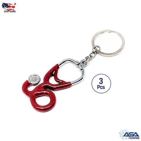 Nurse Medical Box Medical Key Chain Needle Syringe Stethoscope Keychain - ASA TECHMED