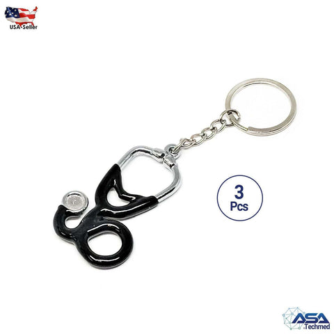 Nurse Medical Box Medical Key Chain Needle Syringe Stethoscope Keychain - ASA TECHMED