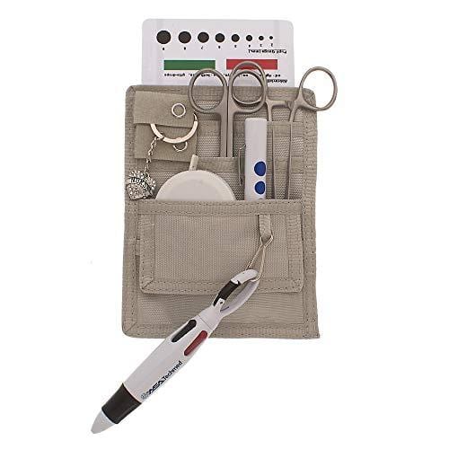 Nurse Organizer Pouch with Stainless Steel & White Instruments - Assorted Colors - ASA TECHMED