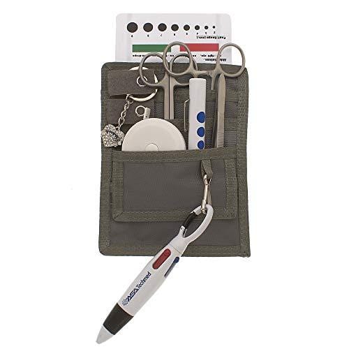 Nurse Organizer Pouch with Stainless Steel & White Instruments - Assorted Colors - ASA TECHMED