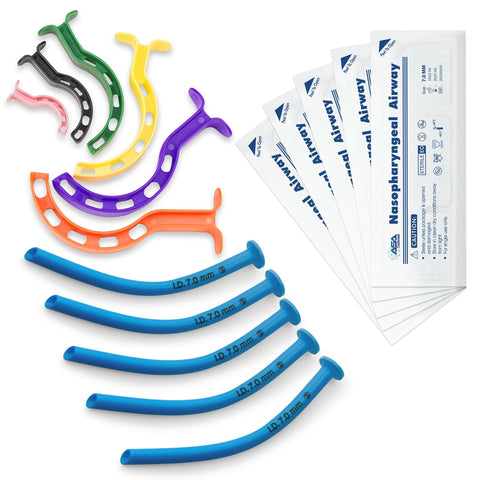 Oral Airway Emergency Kit – Berman + Nasal Tubes & Lubricant - ASA TECHMED