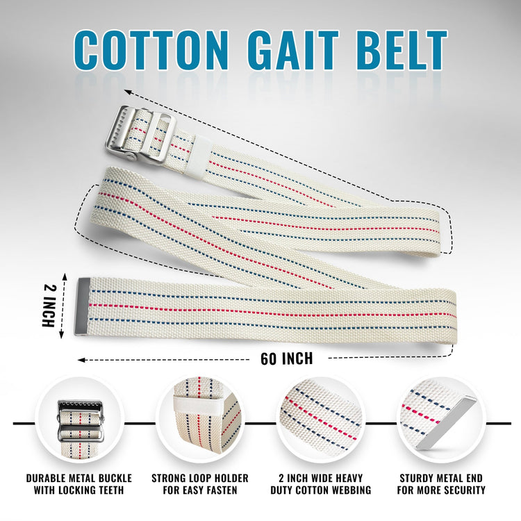 Physical Therapy Home Health Kit - Bag, Gait Belt, & Goniometers - ASA TECHMED
