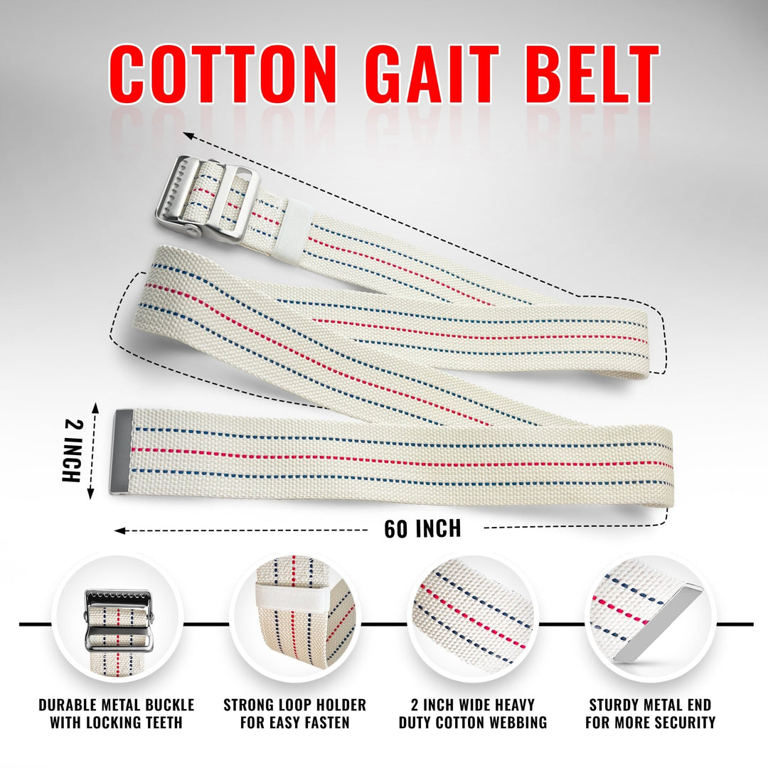 Physical Therapy Home Health Kit - Bag, Gait Belt, & Goniometers - ASA TECHMED