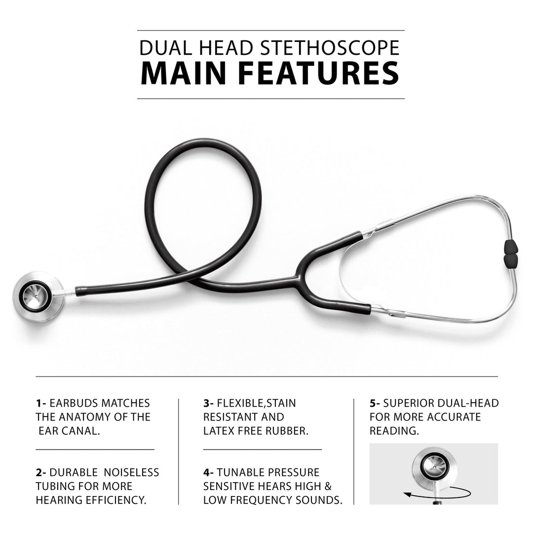 Physical Therapy Student Kit - BP Cuff, Gait Belt, Goniometers & Case - ASA TECHMED