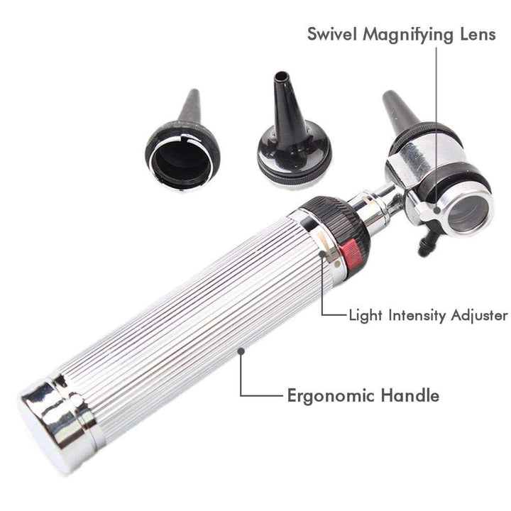 Professional Diagnostic Otoscope ENT (Ear, Nose & Throat) Kit in Hard Case - ASA TECHMED