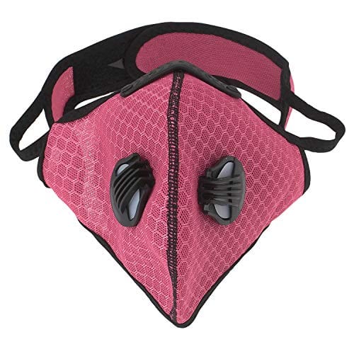 Reusable Dual Air Valve Face Mask - Activated Carbon Filter Mesh - ASA TECHMED