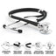 Sprague Dual - Head Stethoscope + Trauma Shears Set - ASA TECHMED