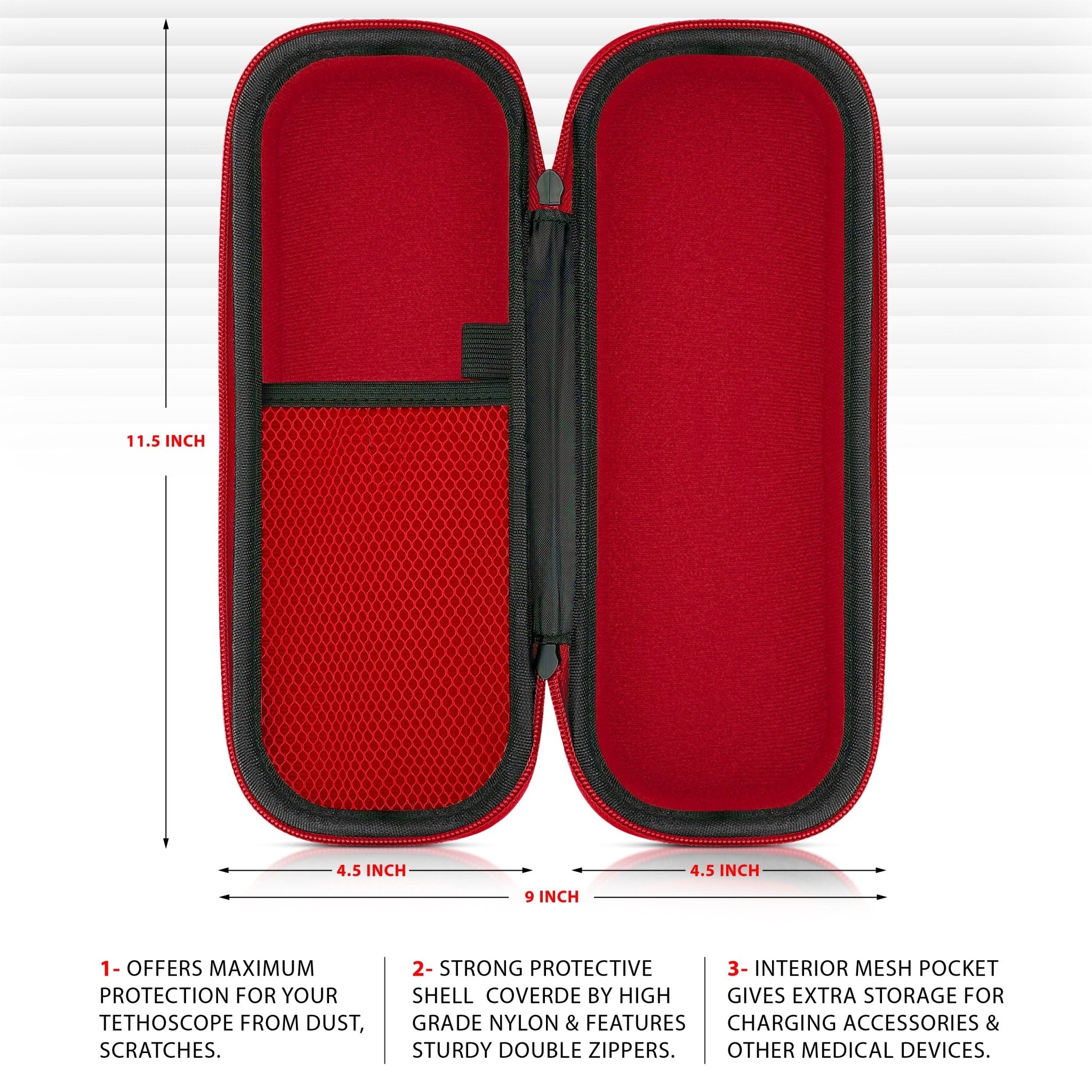 Sprague Stethoscope Kit - Shears, Tuning Forks, Hammer & Case - ASA TECHMED