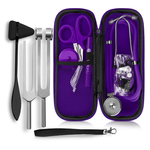 Sprague Stethoscope Kit - Shears, Tuning Forks, Hammer & Case - ASA TECHMED