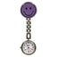 Stainless Steel Nurse Lapel Clip Watch/ FOB Pocket Watch - Assorted Colors - ASA TECHMED