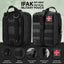 Survival Tactical First Aid Kit / 268pc IFAK Trauma Med Kit with CPR Mask - ASA TECHMED