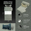 Tactical Emergency First Aid Kit – Military Trauma Survival Kit with Tourniquet, IFAK Pouch & Outdoor Medical Supplies - ASA TECHMED