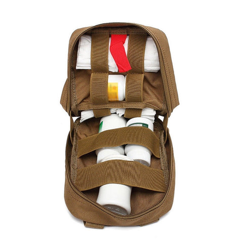 Tactical Military MOLLE First Aid IFAK Utility EMT Medical Pouch (Bag Only) Ideal Gift for First Responder, EMT, Paramedics, Soldiers, Police and More - ASA TECHMED