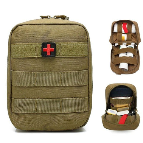 Tactical Military MOLLE First Aid IFAK Utility EMT Medical Pouch (Bag Only) Ideal Gift for First Responder, EMT, Paramedics, Soldiers, Police and More - ASA TECHMED