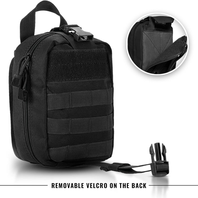 Tactical MOLLE EMT Pouch - 1000D Nylon IFAK Utility Bag - ASA TECHMED