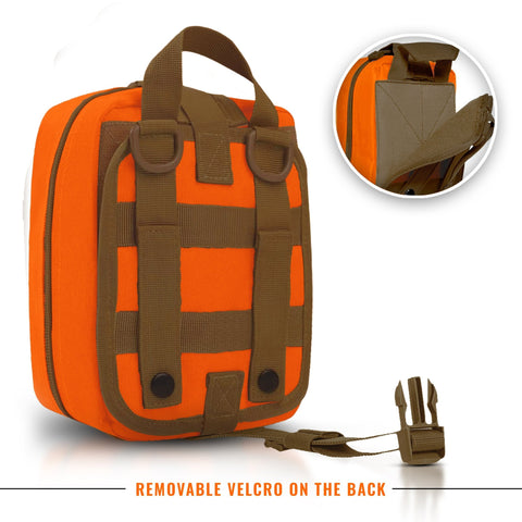 Tactical MOLLE EMT Pouch - 1000D Nylon IFAK Utility Bag - ASA TECHMED