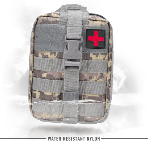 Tactical MOLLE EMT Pouch - 1000D Nylon IFAK Utility Bag - ASA TECHMED