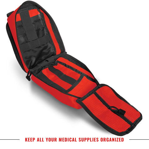 Tactical MOLLE EMT Pouch - 1000D Nylon IFAK Utility Bag - ASA TECHMED